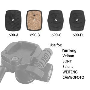 BEXIN แผ่นขาตั้งกล้องแบบขาเดียว,ขาตั้งกล้องแบบถอดออกได้เร็วอเนกประสงค์สำหรับ <span class=keywords><strong>Yunteng</strong></span> 660 690 668 800 - Product Image 2