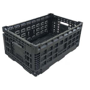 Paniers de <span class=keywords><strong>livraison</strong></span> pliables en plastique maillé pour magasins de proximité, empilables vides pour la logistique de retour - Product Image 4