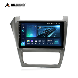 Marco de 9 Pulgadas para Reproductor de DVD de Coche Volkswagen <span class=keywords><strong>Fox</strong></span> 2014-2018, Marco para Radio con Navegación Android Auto, Plástico ABS - Product Image 5
