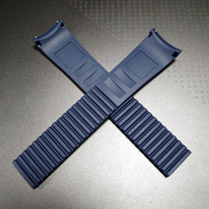Dây đeo đồng hồ cao su cong màu xanh lam 21mm dành cho dòng đồng hồ Patek Philippe Aquanaut 5164A 5167A 5167R cao cấp - Product Image 5