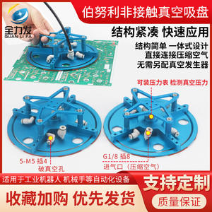 Pinza de Vacío Industrial Sin Contacto Bernoulli de 180 mm, Neumática, para la Industria de Celdas Fotovoltaicas, Óptima para Elevadores - Product Image 2