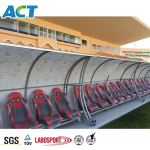 Refugio Móvil para Equipos de Fútbol, Bancas de Jugadores de Lujo con Techo - Product Image 3