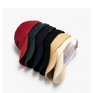 Thể thao thêu logo 100% bông người đàn ông không có cấu trúc trắng CHA mũ đồng bằng tùy chỉnh Mũ bóng chày - Product Image 3