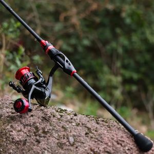 คันเบ็ดตกปลาแบบสปินนิ่ง <span class=keywords><strong>Sougayilang</strong></span> น้ำหนักเบา ทำจากคาร์บอนไฟเบอร์ 4 ท่อน พร้อมด้ามจับ Eva รองรับเหยื่อตกปลา 0.8-5 กรัม - Product Image 2