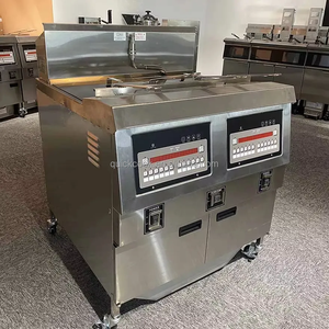 Thiết Bị Thương Mại 25L + 25L Gas Gà Mở Nồi Chiên Nhà Máy Chiên Máy Mở Sâu Gà Nướng Khoai Tây Cá Nồi Chiên - Product Image 1