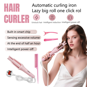 Rizador de pelo automático eléctrico, rizador automático con 4 temperaturas y 3 temporizadores, varita rizadora giratoria antienredos antiescaldado - Product Image 3
