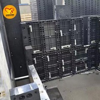 Système de coffrage modulaire en acier réutilisable et réglable SONGMAO pour panneaux de coffrage en plastique pour la construction de bâtiments