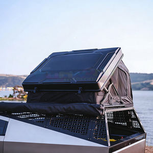 Tienda de Campaña de Techo Rígida para 4 Personas, para Campamento y Actividades al Aire Libre, con Escalera, para SUV Grandes - Product Image 5