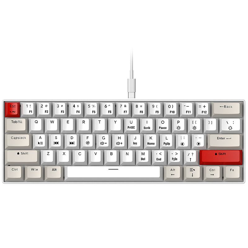 61Keys 68 Keys Gaming Keyboard Blue