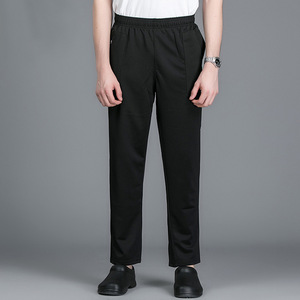 Pantaloni <span class=keywords><strong>da</strong></span> Lavoro <span class=keywords><strong>da</strong></span> Chef V-6662 per Uomo, in Cotone Elasticizzato Nero, Uniforme per Cucina, Ristorante e Hotel - Product Image 1