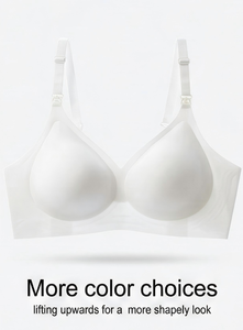 Lencería Femenina, Camisón Sexy, <span class=keywords><strong>Sujetador</strong></span> de <span class=keywords><strong>Lactancia</strong></span> Sin Costuras Anti-Caída, Talla Grande, Ropa Interior de Maternidad, <span class=keywords><strong>Lactancia</strong></span> XXL 2026 - Product Image 4