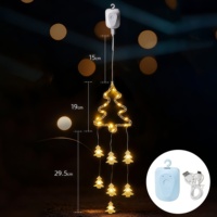 Lampe suspendue LED rechargeable portable, étoile, flocon de neige, arbre de Noël, décoration romantique pour la pièce, la fenêtre, la fête