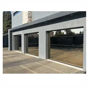 Guangzhou overhead frost glass door for garage electric with remote control and wifi