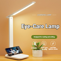 Ventes d'usine prise USB lampe de table LED pliable lampes de livre attentionnées lampe de bureau de lecture à commande tactile pour l'étude des étudiants
