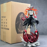 Figurine en PVC d'anime Bleach Kurosaki Ichigo imprimée en 3D haute définition de 30 cm, modèle de statue, jouet, poupée, figurine, ornement, décoration d'intérieur