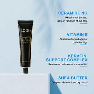 Crème réparatrice pour les mains sèches et gercées, traitement éclaircissant pour les ongles, soin à la kératine, hydratation longue durée, réparation durable, marque privée - Product Image 4