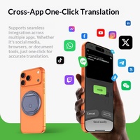 Traducteur intelligent IA en alliage de zinc et ABS, traduction hors ligne, interprétation simultanée, traduction de photos, clonage vocal multilingue