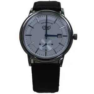 Classic eenvoudige horloge voor mannen met japan Miyota OT45 quartz beweging custom logo horloge