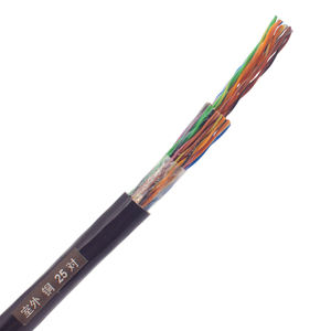 Kabel telepon tembaga telanjang 0.5mm 15 30 25 20 10 80 150 pasang kabel telepon bawah tanah Cat5e kabel lapis dalam/luar ruangan - Product Image 5