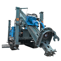Machine de forage à circulation inversée sur chenilles hydrauliques, équipement de forage de puits d'eau à circulation inversée, équipement de forage rotatif