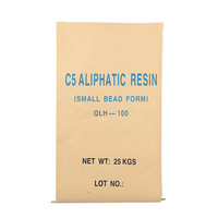 Sac tissé en PP laminé papier kraft résistant avec doublure intérieure en plastique PE, capacité 20kg 50kg 25kg, logo personnalisé