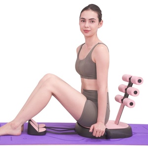 Máquina de Ejercicios Abdominales Multifuncional de Acero y PU Personalizable - Rueda Abdominal Duradera para el Hogar, para Abdominales, Pérdida de Peso y Deportes - Product Image 4