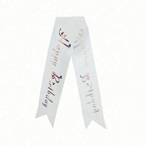 Hot Selling Custom Design Bride to Be Groom to Be Beauty Pageant Ribbon Body <b>Sash</b> - Product Image 4