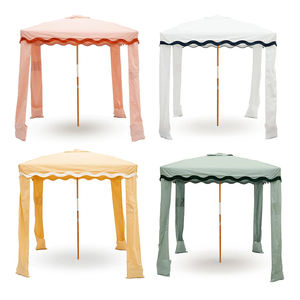 Personalizable 2M verano al aire libre poste de madera REPT lona Picnic parasol tienda <span class=keywords><strong>Cool</strong></span> Vintage <span class=keywords><strong>Beach</strong></span> Cabana paraguas para parques - Product Image 1