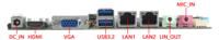 Motherboard Mini ITX H610/H670 QM6100 Mendukung Alder Lake Generasi ke-12-14 Mini CPU Core I7 DDR4 128G 2*LAN 1*MINI_PCIE Interface