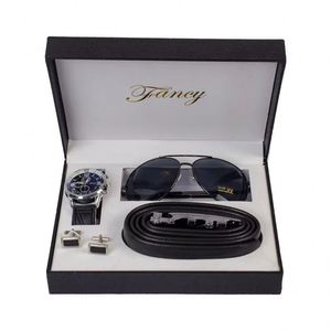 2026 New Arrival Bulk Stainless Steel Gift <b>Sets</b> Men Trending Items Including Bracelets Wallet <b>Watch</b> Sunglasses Pen Keychain Silk - Product Image 3