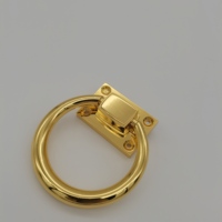 Tabouret de Bar à dos complet en alliage d'argent doré, quincaillerie de porte, armoires, tiroir, chaise, anneau rond, bouton de traction, canapé, chaise, poignée