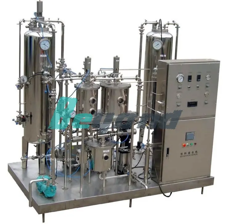 Zhangjiagang Fabriek Prijs Hoge Kwaliteit Cocktail Industriële Mixer Machine Voor Drank Met Warmtewisselaar