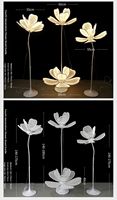 Bunga Peony LED untuk Pernikahan dengan Kelopak Berlampu untuk Dekorasi Lorong dan Panggung