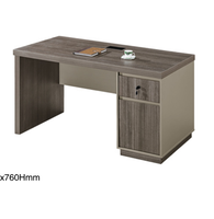 Gute Qualität Cabrio Moderner Stahlrahmen Holz Schreibtisch für CEO/Chef-Gewerbliche Nutzung