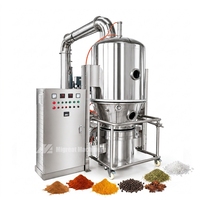 Sécheur à lit fluidisé automatique haute efficacité en acier inoxydable neuf avec contrôle précis de la température pour lait en poudre, lactosérum, lait de soja liquide