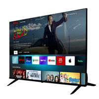 Téléviseur intelligent Android 4K UHD LED tendance A+ avec verre trempé, 50-110 pouces, Wi-Fi et 120 Hz, personnalisable pour regarder des films à la maison