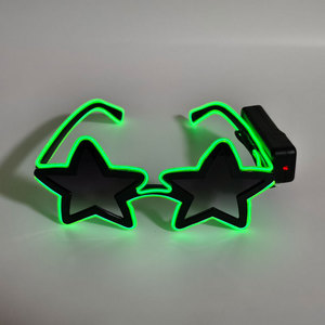 Gafas de estrella EL de nuevo diseño, gafas divertidas con luz Led para fiestas de Halloween, Navidad y Año Nuevo - Product Image 3
