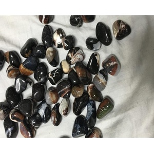 Sardonyx ธรรมชาติอัญมณีร่วงไม่ถูกเจาะหลวมทำด้วยมือจำนวนมากหลายสี - Product Image 2