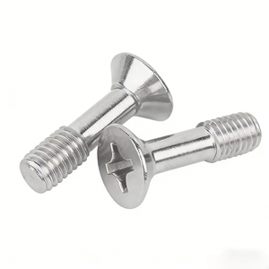 ราคาโรงงานโดยตรง สกรูสแตนเลส 304 แบบหัวจม ขันเกลียวบางส่วน รูเจาะแบบไขว้ M2/M3/M4/M5/M6/M8 - Product Image 3