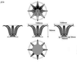 Bộ bàn ghế pha lê nhựa trong suốt cao cấp JingYue, làm thủ công, nội thất thương mại cho phòng khách, khách sạn, câu lạc bộ - Product Image 5