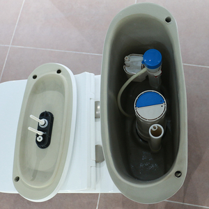Inodoro S-Trap sifónico de cerámica blanca de diseño moderno, inodoro montado en el suelo, doble descarga, armario de baño de una pieza, <span class=keywords><strong>WC</strong></span> de porcelana esmaltada - Product Image 4