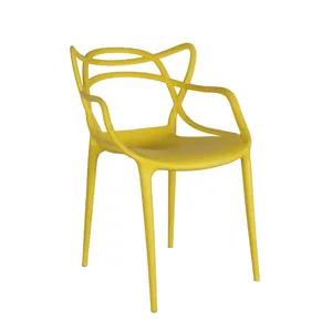 Chaise de café lord Chen en plastique coloré, siège-fauteuil de jardin, salle à manger, élégante, en plastique, livraison gratuite