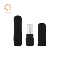 Envase Cosmético de Plástico en Forma de Bala con Serigrafía y Tapa de Rosca para Lápiz Labial, Tubo de 5 ml para Cuidado de la Piel
