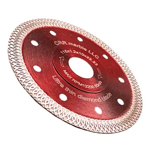 Factory suppliers Superthin x-turbo tile cutting diamond saw blade X mesh turbo shape 105 115 125 mm 4" 4.5" 5"