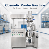 Homogénéisateur, machine de mélange, équipement de mélange, mélangeur de crème, machine de mélange industrielle, machine de fabrication de cosmétiques sous vide, mélangeur de crème