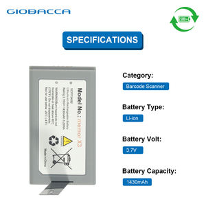 Batería de Repuesto OEM/ODM de 3.7V 1100mAh para Escáner de Código de Barras Datalogic Memor X3 Memor NFP BP07-000110 BP08-00011A - Product Image 2