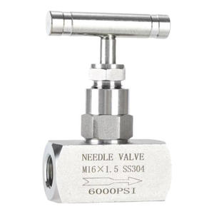 Vanne à aiguille M161.5 SS304 6000 PSI, commande manuelle haute pression - Product Image 2