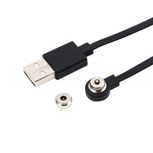 90 180 360 540 회전 마이크로 USB 데이터 동기화 연결 케이블 포고 2 핀 마그네틱 플러그 소켓 커넥터 케이블 pcb 어댑터 - Product Image 5