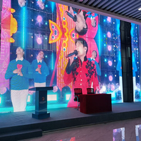 Écran LED transparent P3.91 personnalisé en usine, écran LED à grille intérieure, mur d'affichage pour la publicité