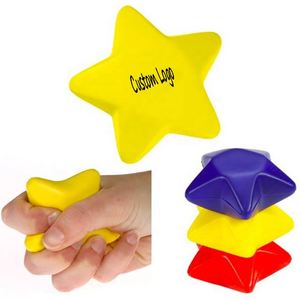Balle anti-stress en forme d'étoile avec logo personnalisé, design personnalisé pour la promotion automobile et éducative, jouet anti-stress - Product Image 1